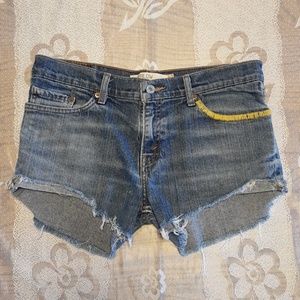 Self cut Levi Straus Shorts